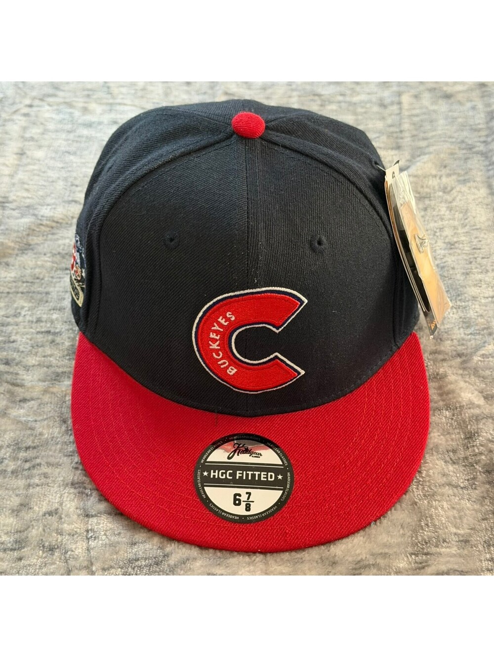 Cleveland Buckeyes Headgear Classics Fitted Hat 6 7/8 Negro Leagues